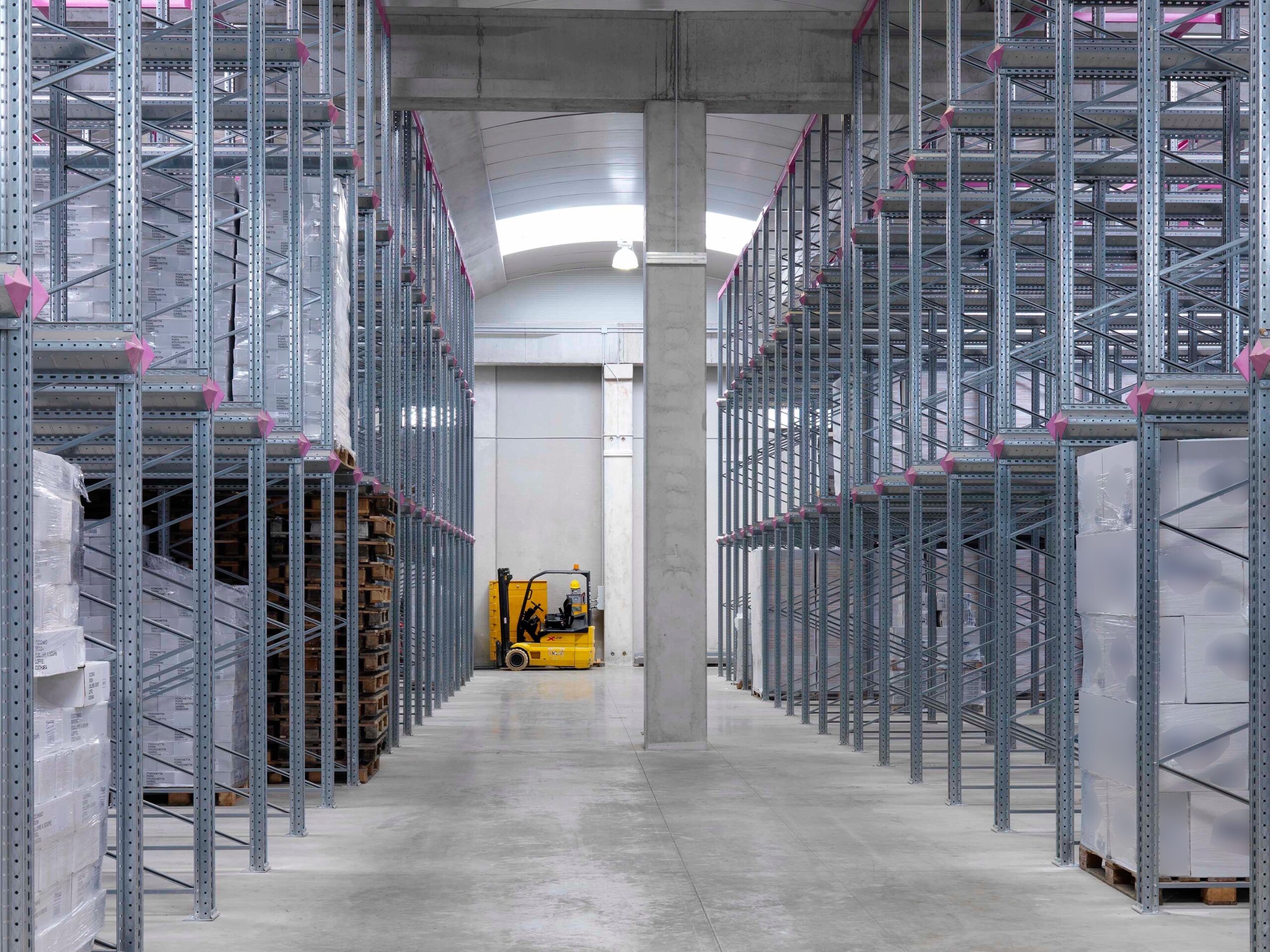 Scaffalatura Drive in Per Industria Alimentare